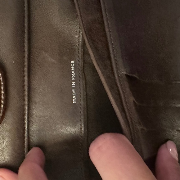 Chanel Brown Quilted Patent Wallet - Picture 10 of 12